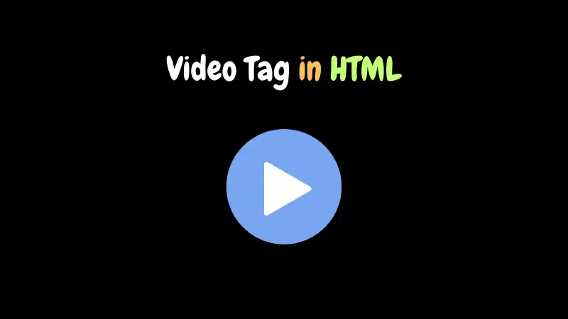 &lsquo;وسم الفيديو video في HTML&rsquo;